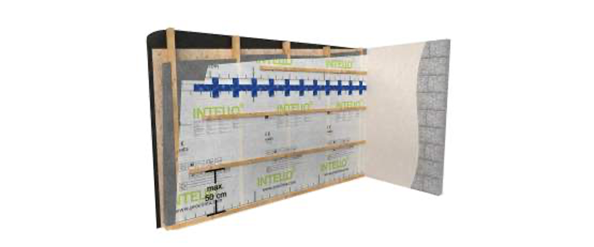 How to install dense-pack cellulose with Intello Plus airtight membrane