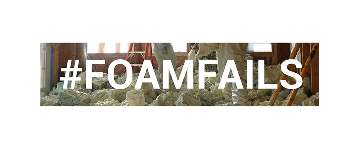 Reason Foam Fails #4 - Counterproductive vapour Retarder